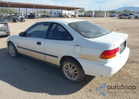 1996 Honda Civic Dx z USA, uszkodzony, nr VIN 1HGEJ6221TL092972